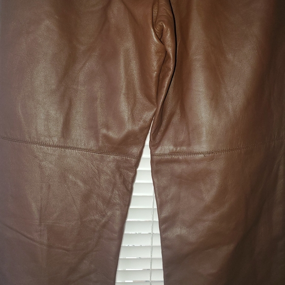 Alberto Makali Womens Leather Pants 10 - Picture 8 of 11